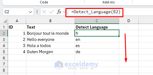 How to Detect Language Automatically in Excel Cells (via Power Query or VBA)