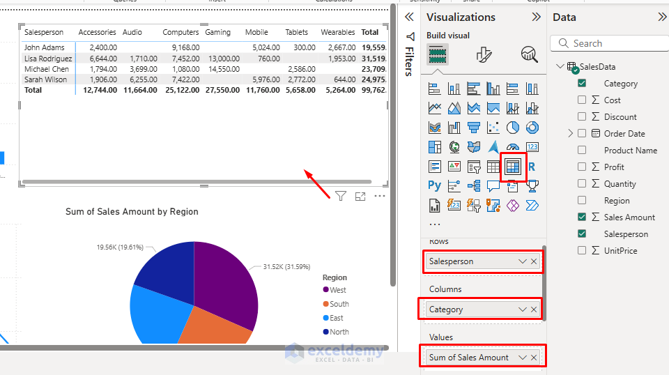 Your First Power BI Report Using Excel Tables as Your Data Source