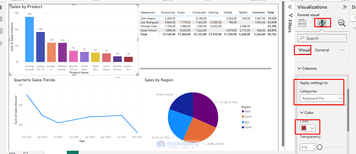 Your First Power BI Report Using Excel Tables as Your Data Source