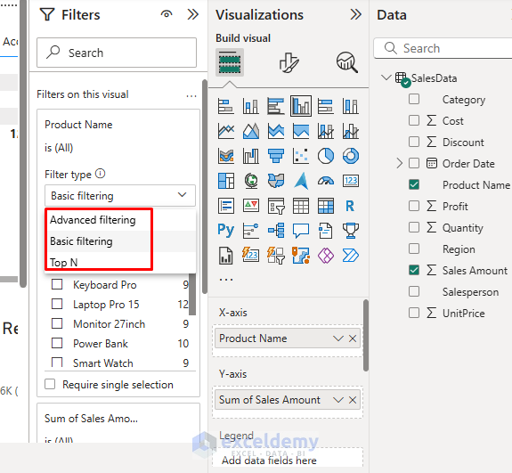Your First Power BI Report Using Excel Tables as Your Data Source