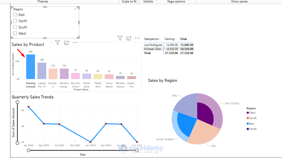 Your First Power BI Report Using Excel Tables as Your Data Source