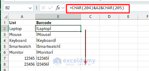 How to Use Excel as a Barcode Generator Without Add-ins