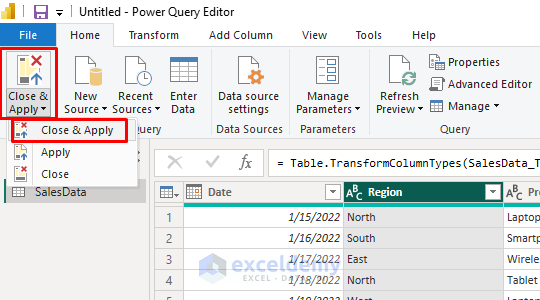 Your First Power BI Report Using Excel Tables as Your Data Source