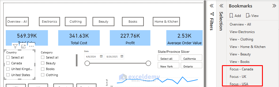 Power BI Bookmarks Demystified: Make Reports That Feel Like Apps