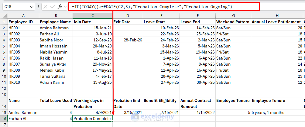 10. 7 Excel Functions for Effective Human Resources Management