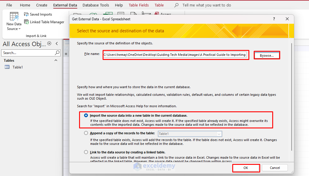 3. A Practical Guide to Importing and Linking Large Excel Datasets in MS Access 3. A Practical Guide to Importing and Linking Large Excel Datasets in MS Access
