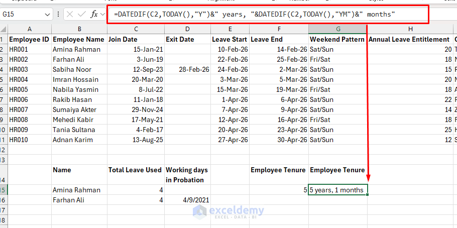 7. 7 Excel Functions for Effective Human Resources Management
