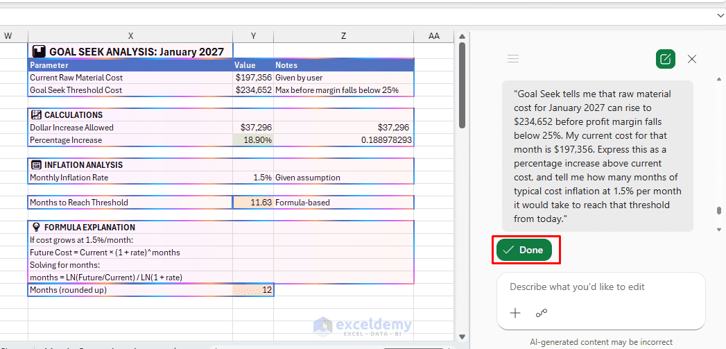 16. How to Use Copilot in Excel for Forecasting and What If Scenario Analysis