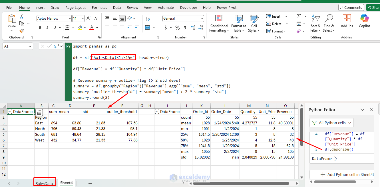 4. Python in Excel When and How It's Useful