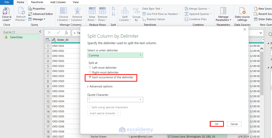5. 5 Essential Power Query Transformations for E commerce Sales Data 5. 5 Essential Power Query Transformations for E commerce Sales Data