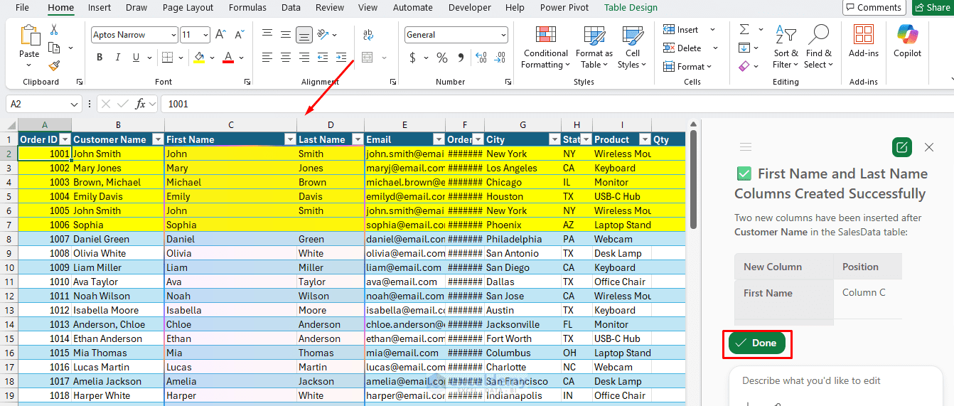 7. How to Clean Messy Data in Excel with Copilot