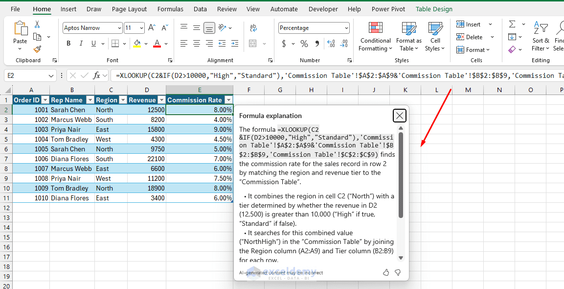 9. How to Use Copilot in Excel to Build and Understand Complex Formulas