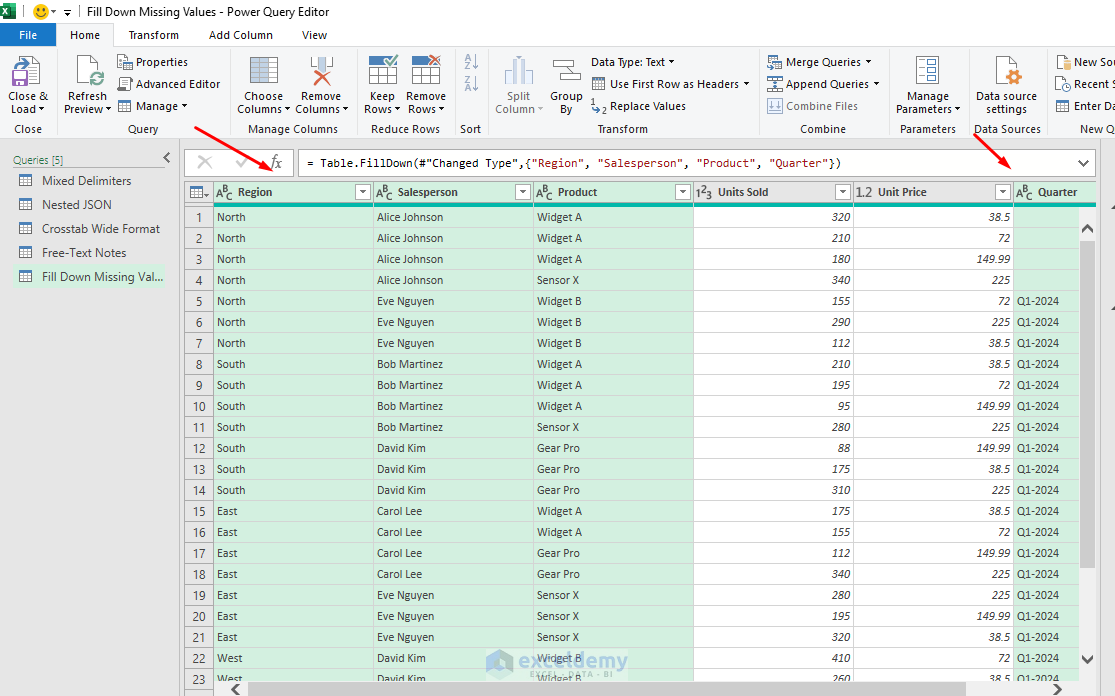 21. 5 Power Query Transformations for Taming Unstructured Data