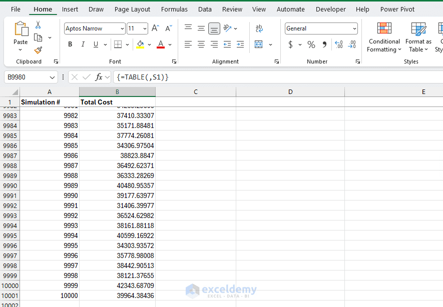 6. Monte Carlo Simulation with the Microsoft Stack 6. Monte Carlo Simulation with the Microsoft Stack
