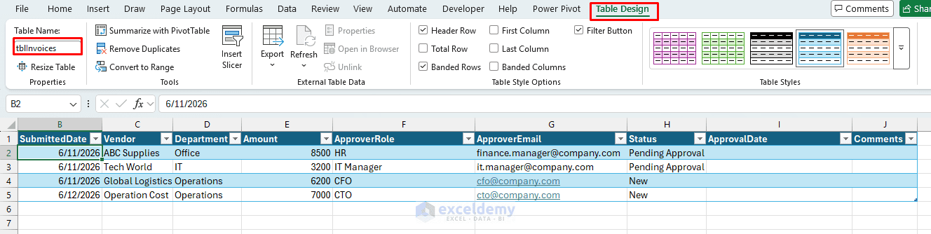 1. How to Build an Automated Invoice Routing Workflow with Excel and Power Automate 1. How to Build an Automated Invoice Routing Workflow with Excel and Power Automate