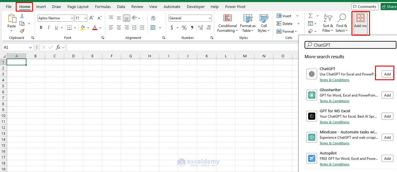 14. Building Excel Spreadsheets with ChatGPT 14. Building Excel Spreadsheets with ChatGPT