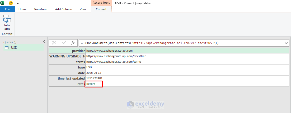 3. How to Connect Excel to Live Web APIs Without Using VBA 3. How to Connect Excel to Live Web APIs Without Using VBA