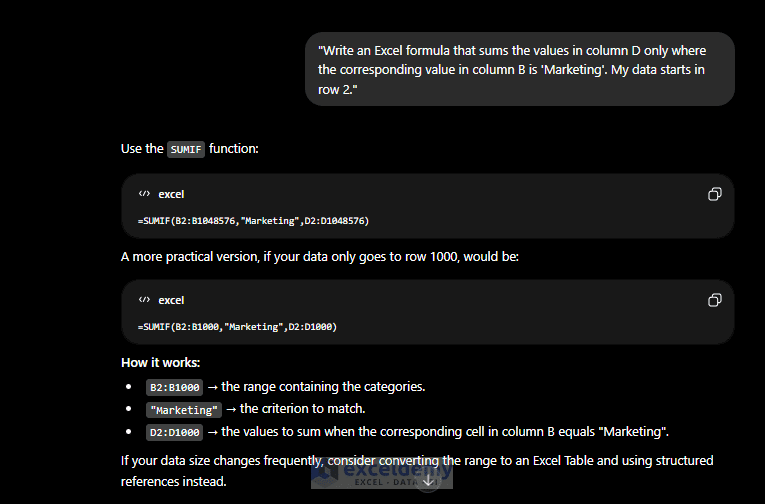 5. Building Excel Spreadsheets with ChatGPT 5. Building Excel Spreadsheets with ChatGPT
