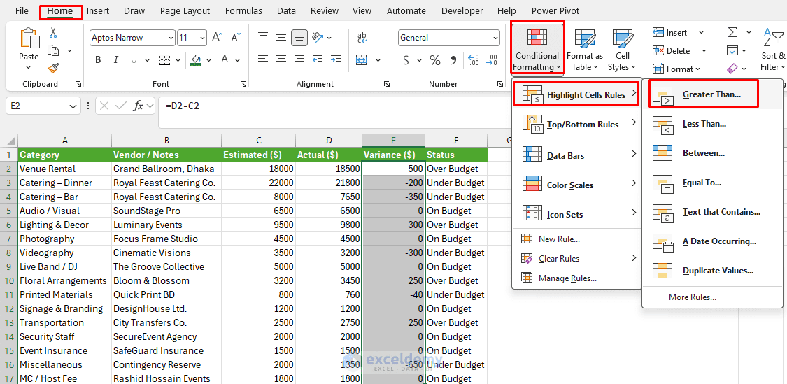 7. 5 Creative Ways to Use Excel for Event Planning and Management