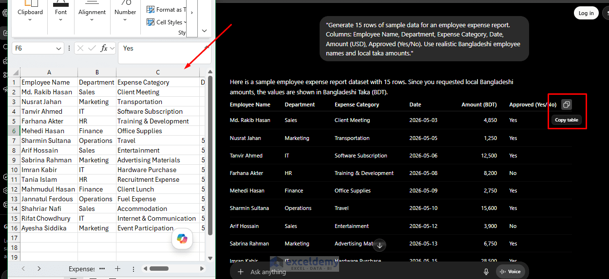 8. Building Excel Spreadsheets with ChatGPT 8. Building Excel Spreadsheets with ChatGPT