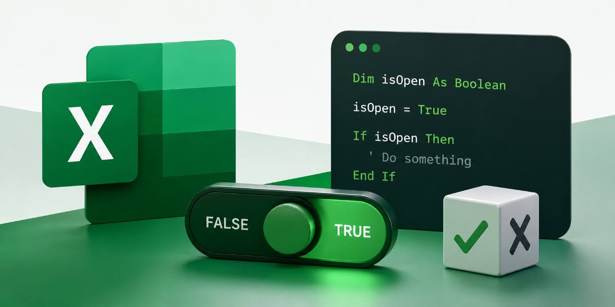 How to Use Boolean Variables in VBA