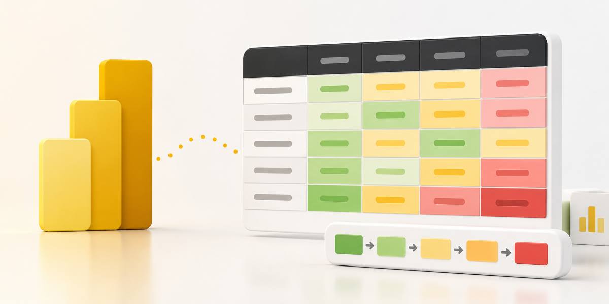 How to Use Conditional Formatting in Power BI for Table Cell Colors