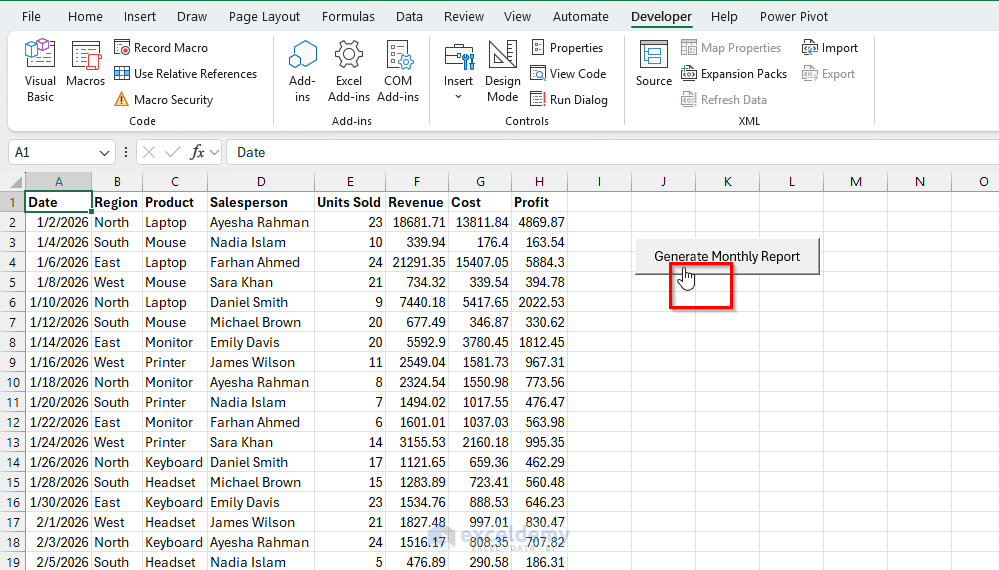 10. Automating Excel Reports with ChatGPT Generated Macros 10. Automating Excel Reports with ChatGPT Generated Macros