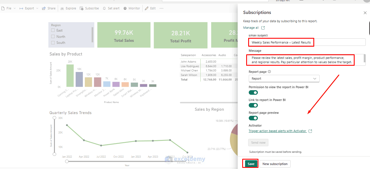 12. Power BI Alerts and Subscriptions Getting Notified Before You Open the Report 12. Power BI Alerts and Subscriptions Getting Notified Before You Open the Report