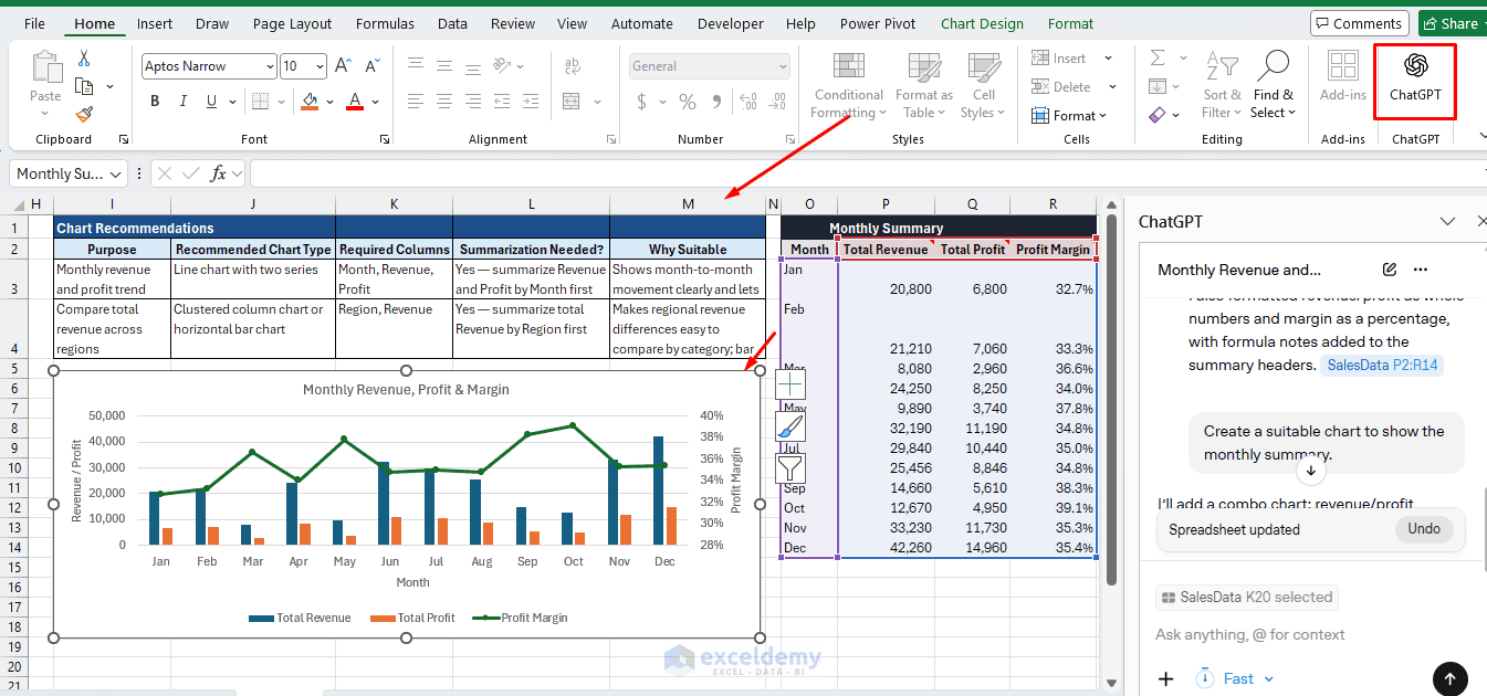 13. Visualizing Excel Data with ChatGPT 13. Visualizing Excel Data with ChatGPT