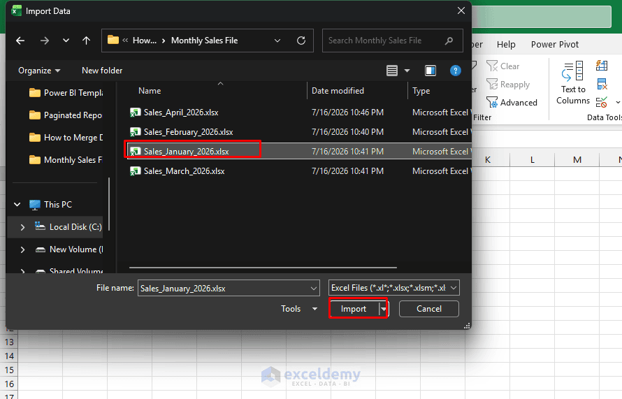 17. How to Merge Data from Multiple Excel Files Using Power Query 17. How to Merge Data from Multiple Excel Files Using Power Query