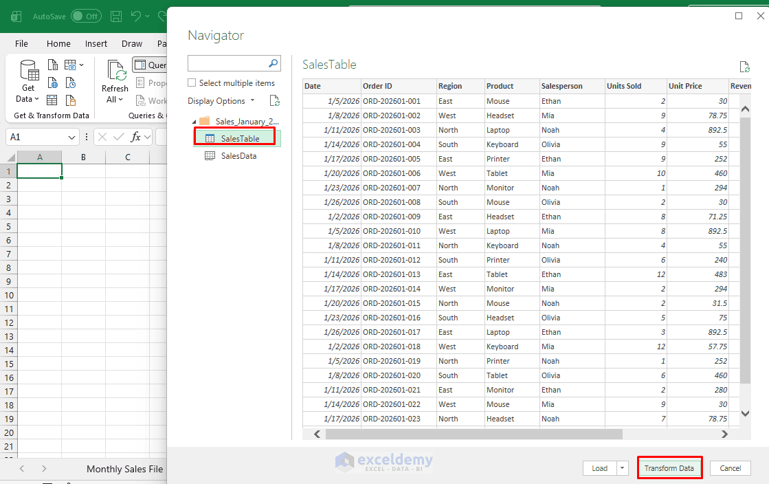 18. How to Merge Data from Multiple Excel Files Using Power Query 18. How to Merge Data from Multiple Excel Files Using Power Query