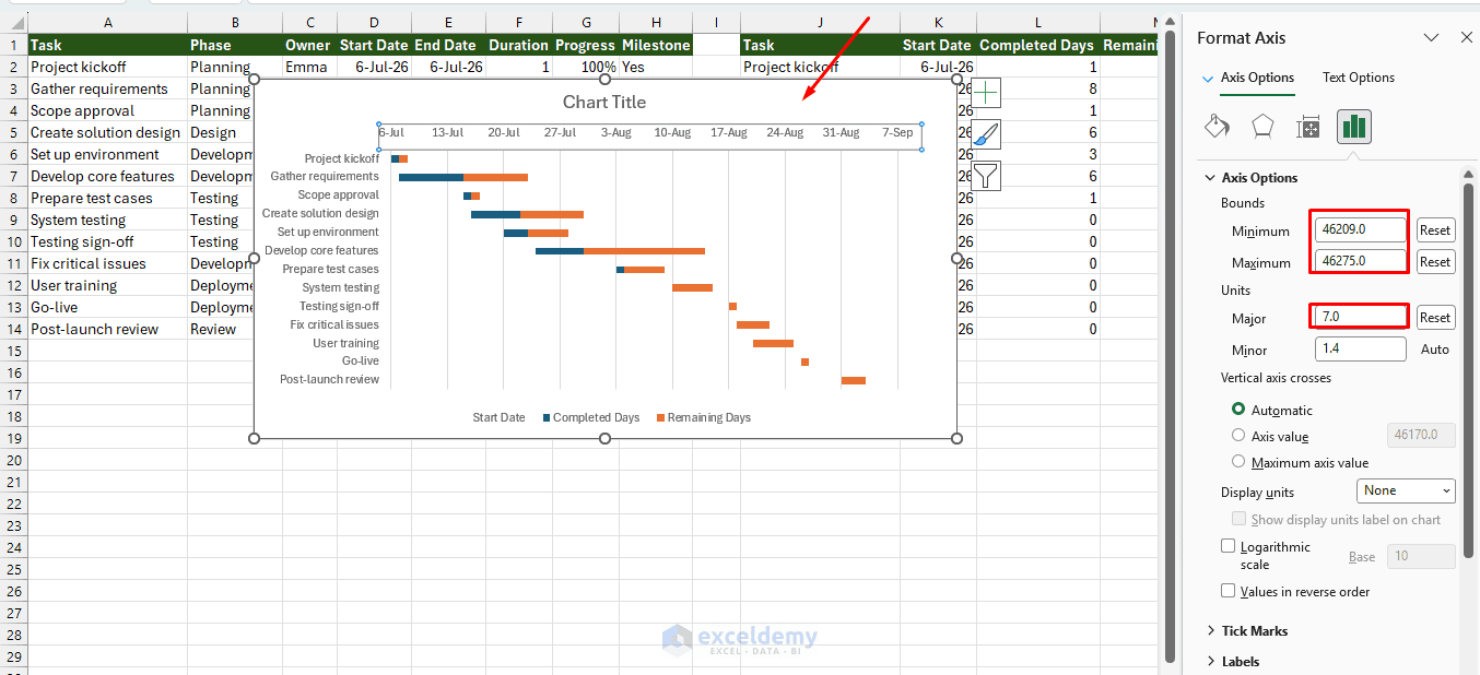 23. 5 Ways to Build a Project Timeline in Excel Without an Add In