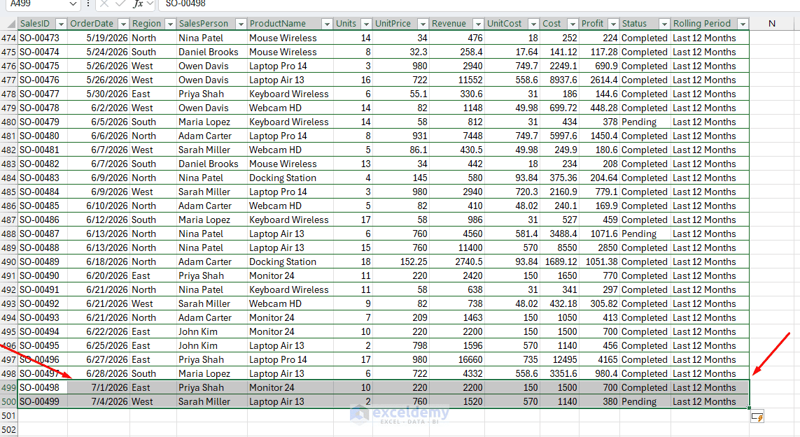 24. How to Build a Rolling Dashboard with Slicers and Timelines