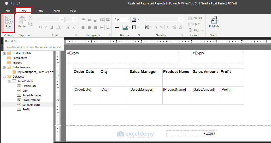 24. Paginated Reports in Power BI When You Still Need a Pixel Perfect PDF