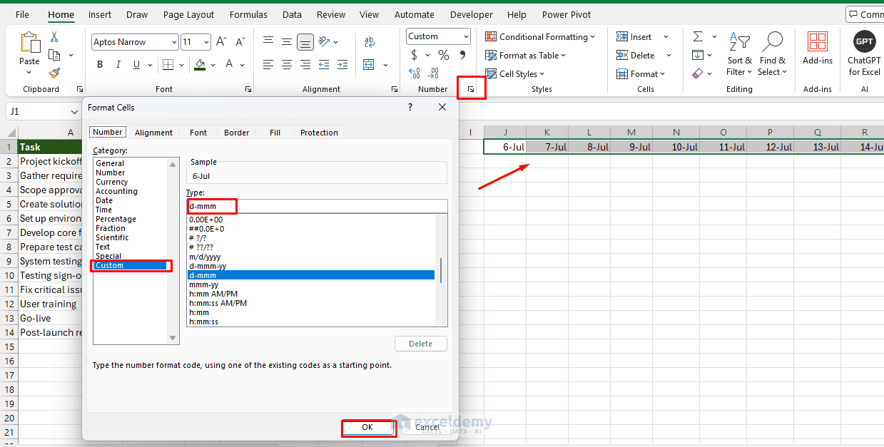 3. 5 Ways to Build a Project Timeline in Excel Without an Add In