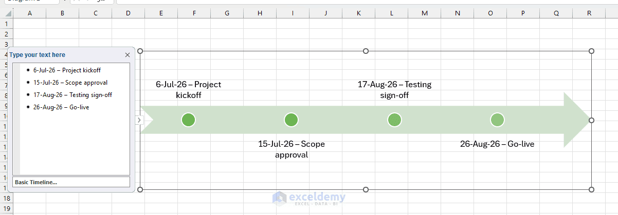 33. 5 Ways to Build a Project Timeline in Excel Without an Add In