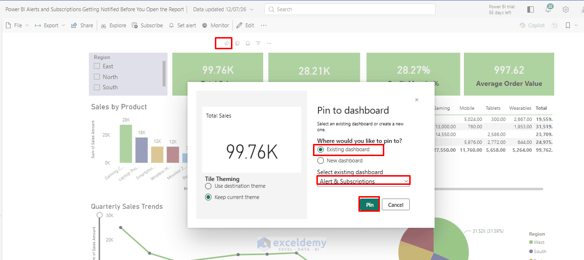 5. Power BI Alerts and Subscriptions Getting Notified Before You Open the Report 5. Power BI Alerts and Subscriptions Getting Notified Before You Open the Report