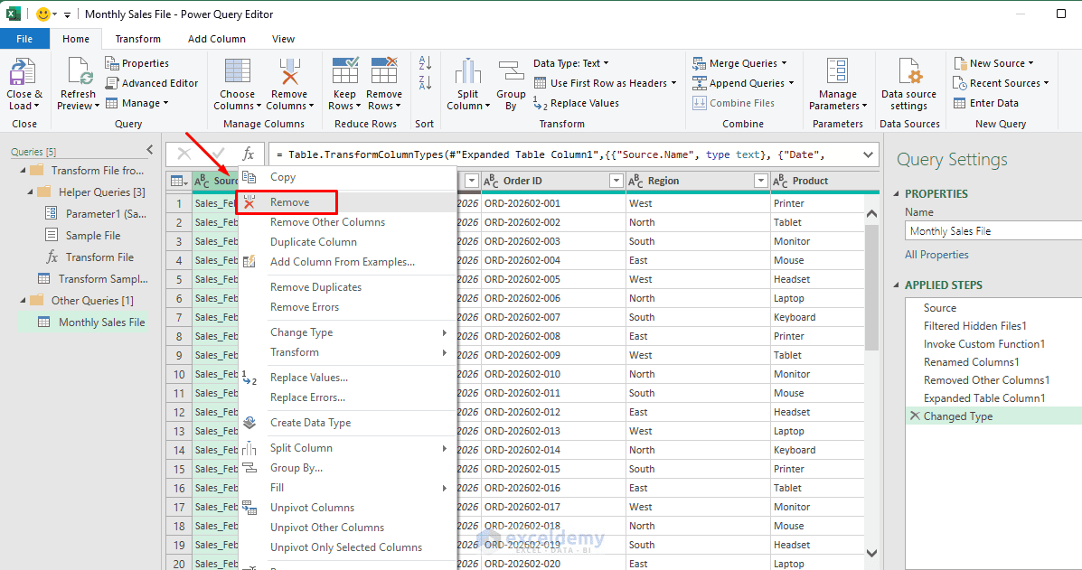 6. How to Merge Data from Multiple Excel Files Using Power Query 6. How to Merge Data from Multiple Excel Files Using Power Query