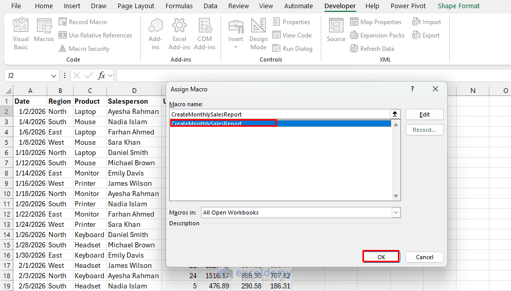 9. Automating Excel Reports with ChatGPT Generated Macros 9. Automating Excel Reports with ChatGPT Generated Macros