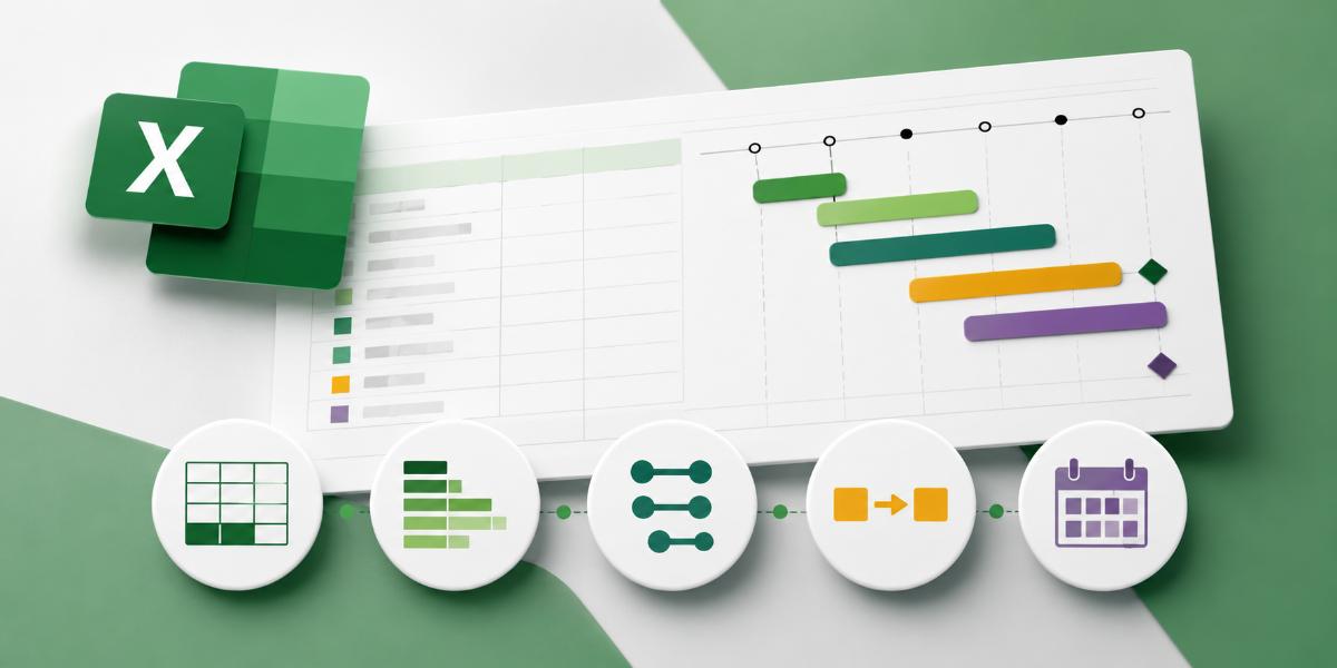 5 Ways to Build a Project Timeline in Excel Without an Add-In