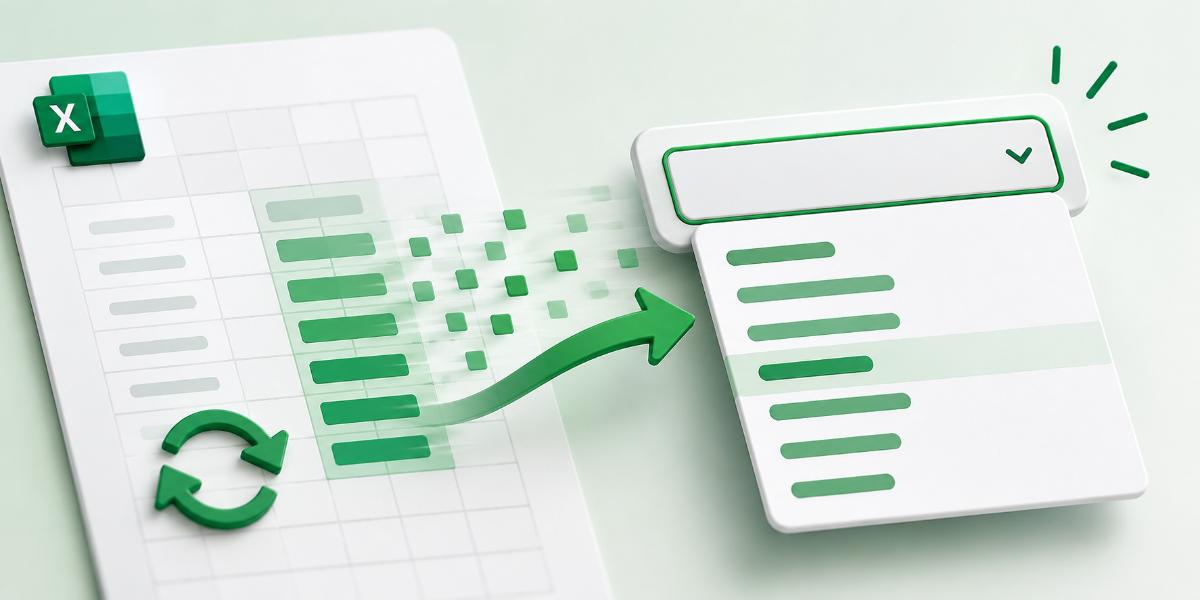 How to Build a Dynamic Drop-Down List That Updates Itself