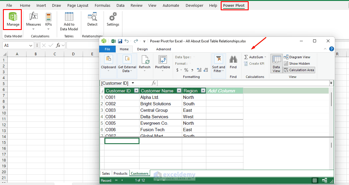10. All About Excel Table Relationships 10. All About Excel Table Relationships