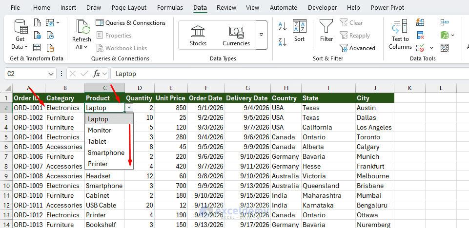 10. Writing Complex Data Validation and Dependent Dropdown Rules with ChatGPT 10. Writing Complex Data Validation and Dependent Dropdown Rules with ChatGPT
