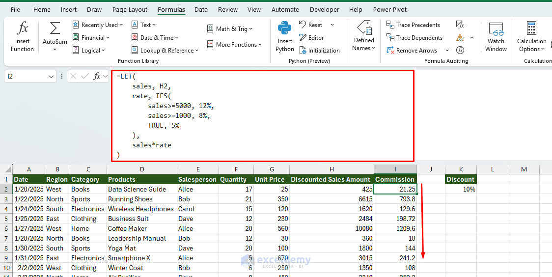 2. Building LAMBDA and LET Functions with ChatGPT in Excel