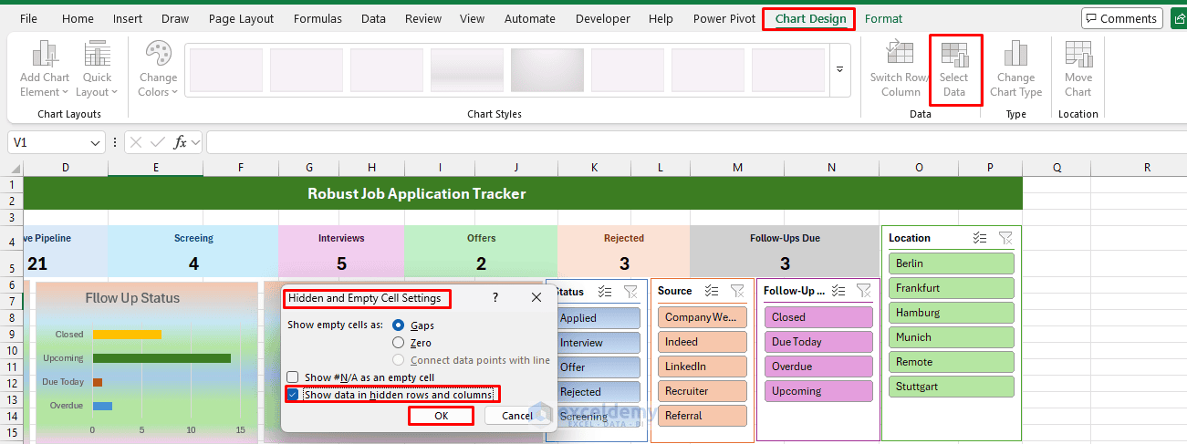 21. Building a Robust Job Application Tracker in Excel