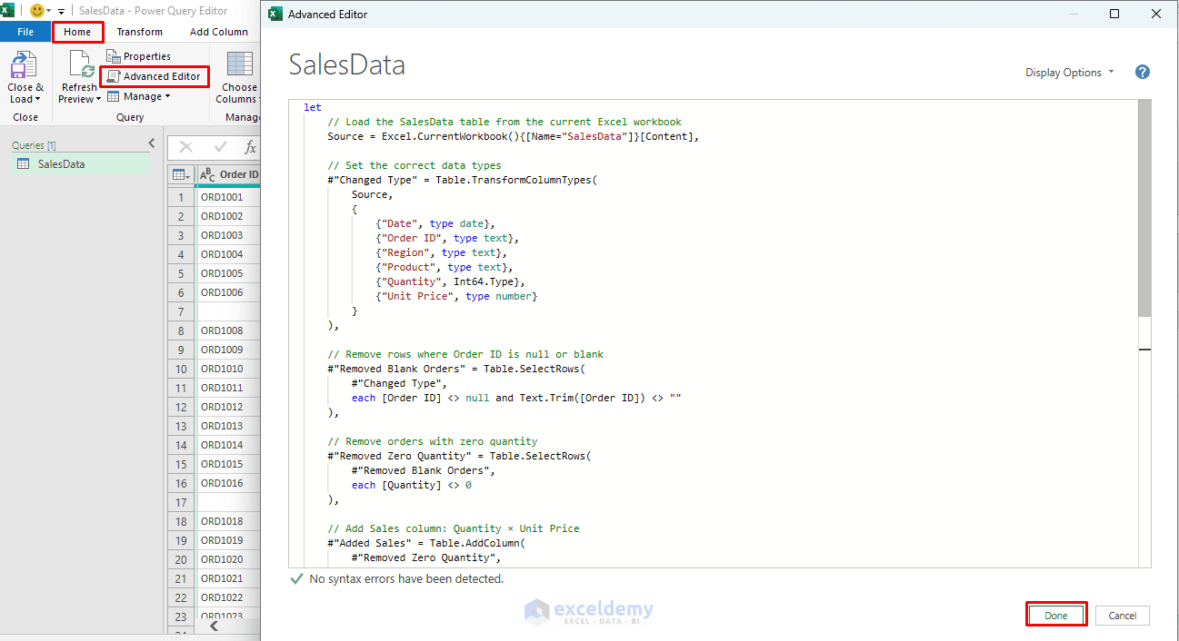 3. Writing Power Query M Code with ChatGPT 3. Writing Power Query M Code with ChatGPT