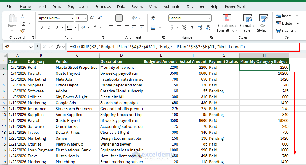 4. 7 Excel Functions for Managing a Small Business Budget 4. 7 Excel Functions for Managing a Small Business Budget