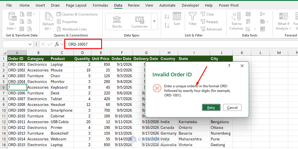 4. Writing Complex Data Validation and Dependent Dropdown Rules with ChatGPT 4. Writing Complex Data Validation and Dependent Dropdown Rules with ChatGPT