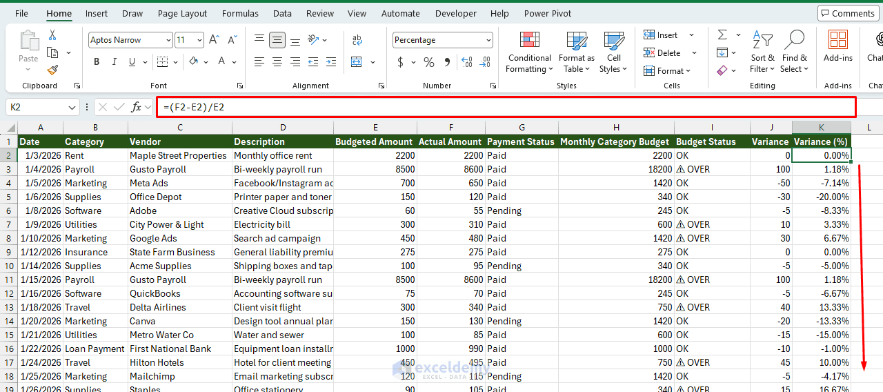 6. 7 Excel Functions for Managing a Small Business Budget 6. 7 Excel Functions for Managing a Small Business Budget