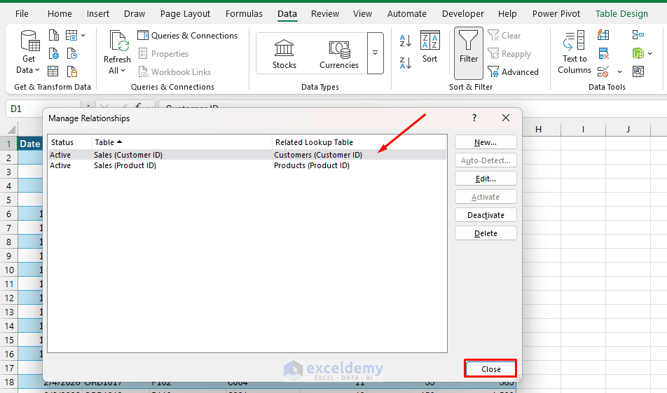 6. All About Excel Table Relationships 6. All About Excel Table Relationships
